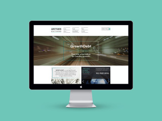 Image of the Arctaris website