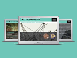 Image of Arctaris website inner page