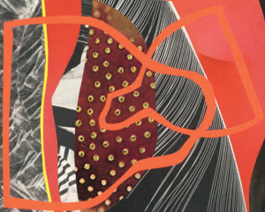 Julia Parris creates a collage while listening to / inspired by Daughter by Four Tet