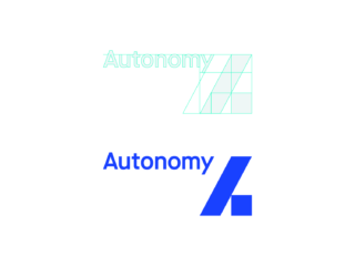 Image showing the geometry inherent in the newly rebranded Autonomy logo