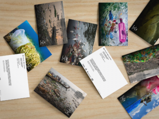 Postcards created between TM, Nat Geo, and Play It Out to raise environmental awareness