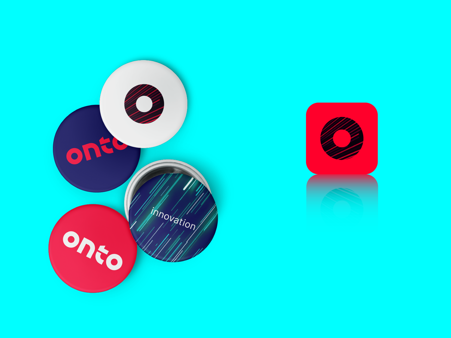 Onto Innovation buttons and app icon