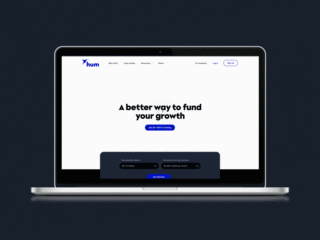 Hum website hero animation
